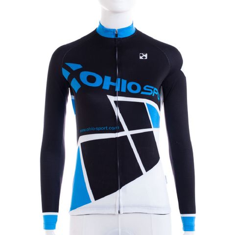 【全新福利品】OHIOSPORT 1501-女長袖專業競速車衣 550480111