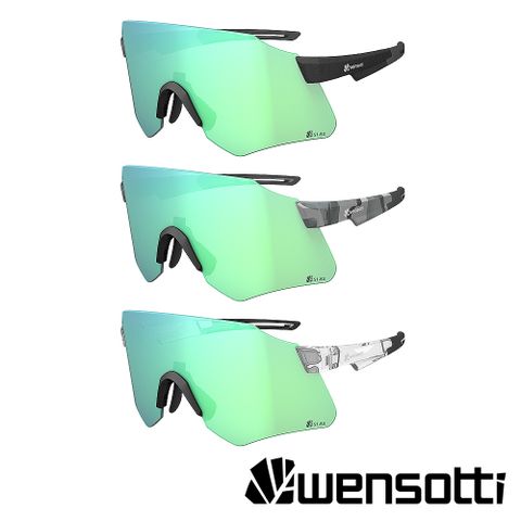 《Wensotti》運動太陽眼鏡/護目鏡 wi6956-S3系列 SP高功能增豔鏡 多款 (可掛近視內鏡/抗藍光/路跑/自行車)