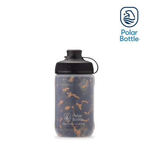 Polar Bottle 12oz MUCK 雙層保冷噴射水壺 SHATTER 棕黑