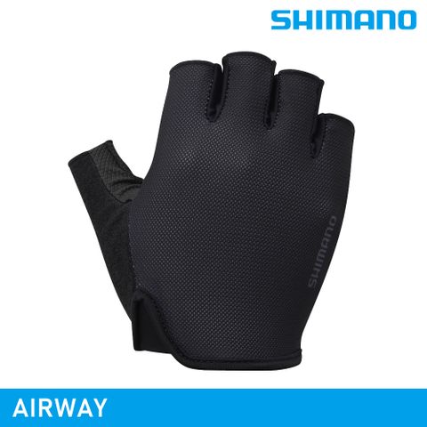 【城市綠洲】SHIMANO AIRWAY 手套 / 黑色 (男款)