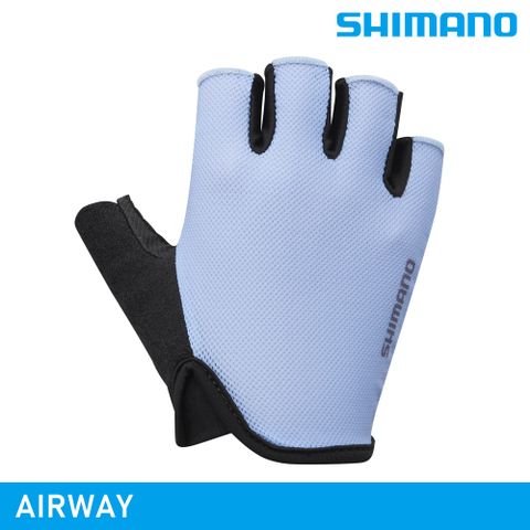 【城市綠洲】SHIMANO AIRWAY 女用手套 / 水藍色