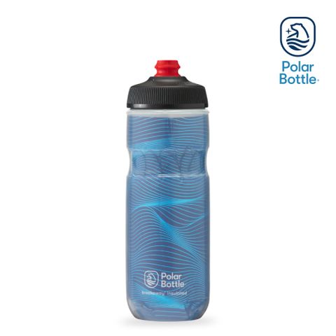 Polar Bottle 20oz 雙層保冷噴射水壺 Jersey Knit 午夜藍