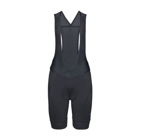 FRONTIER 運動版吊帶男款短褲(超富黑) NERVE TRAINING Bib Shorts