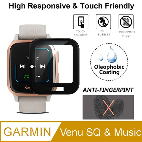 防刮耐磨螢幕保護膜 for Garmin Venu SQ &amp; Music Edition