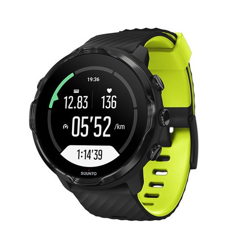 運動與生活，完美結合SUUNTO 7 結合豐富的【戶外運動】與【智慧生活】功能於一體的GPS腕錶 (經典黑 萊姆綠)