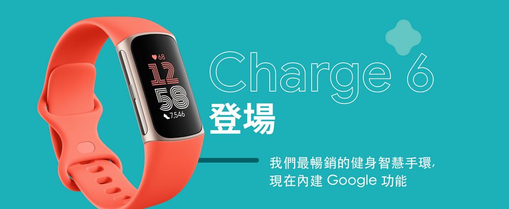 Fitbit Charge 6 進階運動健康智慧手環- PChome 24h購物
