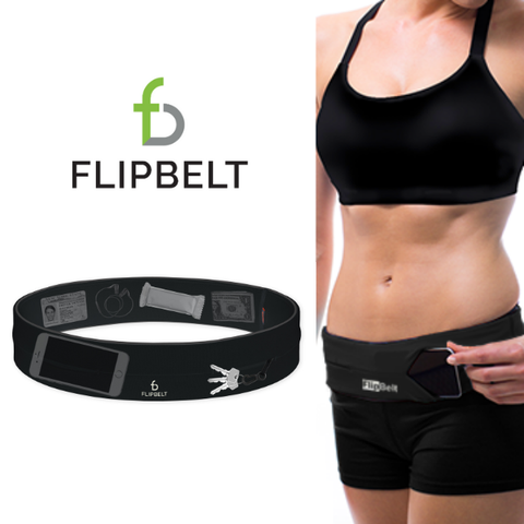 美國 FlipBelt 飛力跑運動腰帶 -黑色