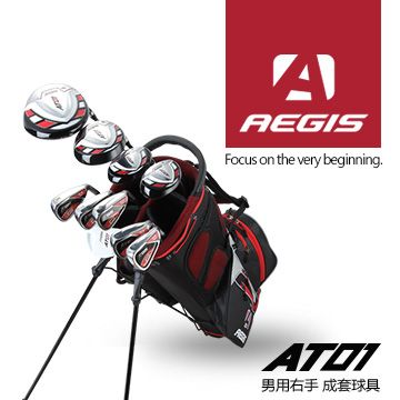 AEGIS GOLF AT01 超值機能型成人右手11支16件成套球具(男用)