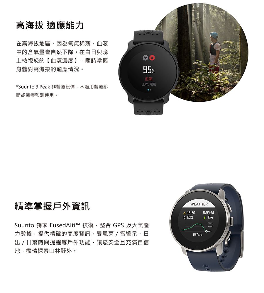 SUUNTO 9 Peak Granite Blue Titanium - PChome 24h購物