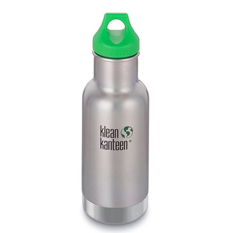 Klean Kanteen 綠蓋經典保溫瓶355ml-原鋼色