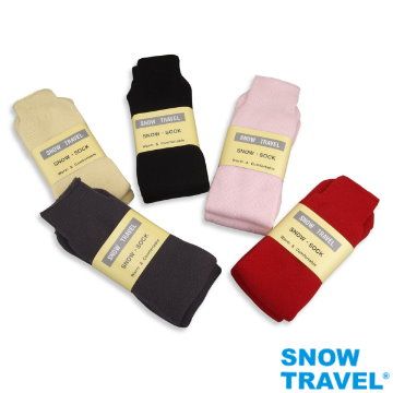 SNOW TRAVEL 雪之旅 3M THINSNLATE材質保暖中長雪襪AR-23((5件組)