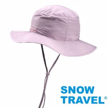 SNOW TRAVEL 雪之旅 []抗UV透氣快乾戶外輕量休閒帽AH-23淺紫(可折疊收納)