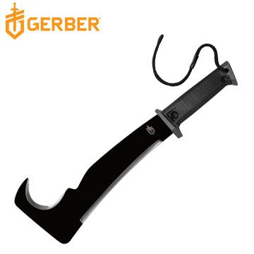 Gerber 原廠終生保固 Machete Pro 鱷魚柄平刃勾刀 31-000705