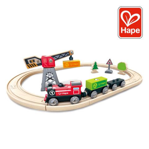 德國Hape 木製工程軌道玩具(軌道玩具)