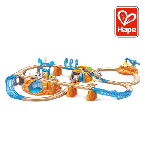 Hape 德國Hape 火星探索火車軌道玩具組(軌道遊戲/家家酒玩具/木製玩具)