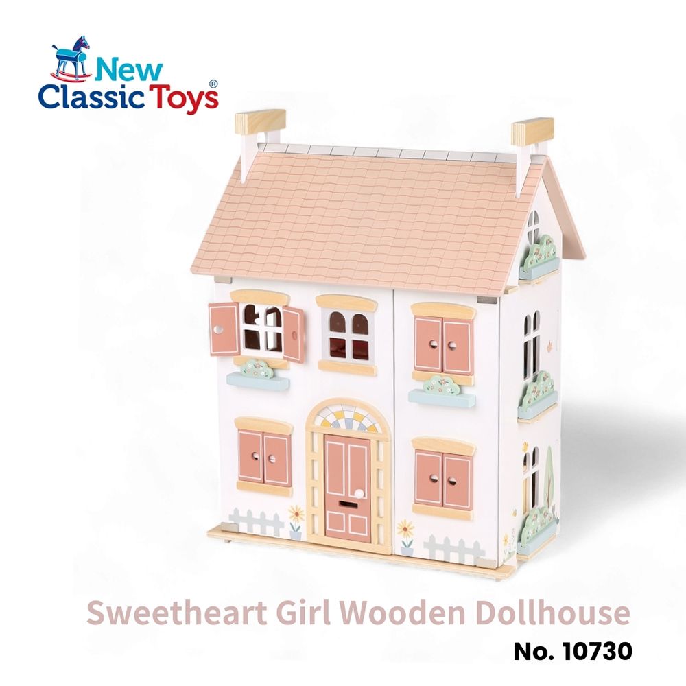 New Classic Toys  甜心女孩木製娃娃屋-10730