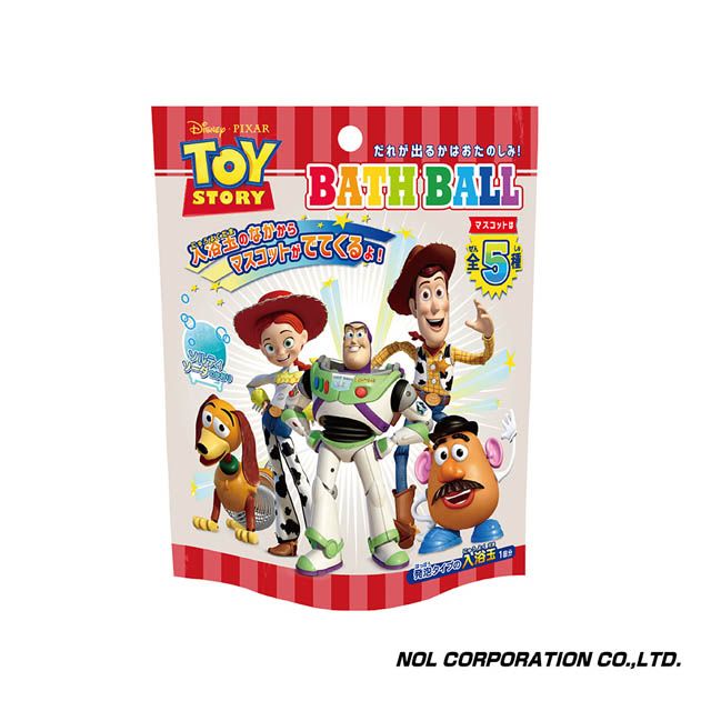 PIXARTOYSTORYだれが出るかはおたのしみ!BATH BALLマスコットの入浴NOL CORPORATION CO.,LTD.