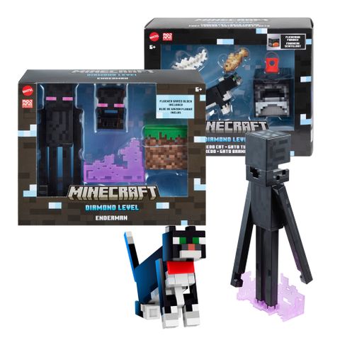 MATTEL 美泰兒 Minecraft 鑽石層系列 終界使者 西服貓