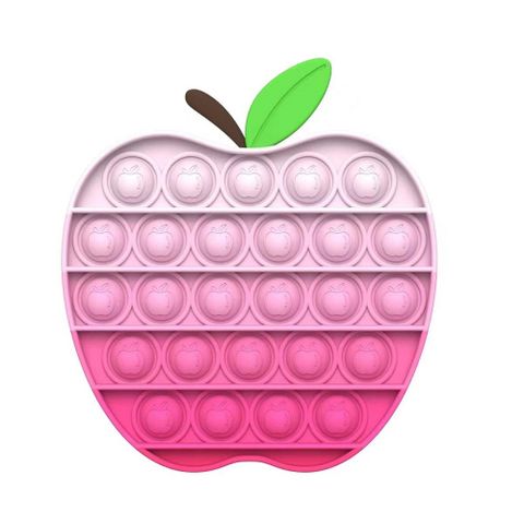 【嘻嘻哈哈】泡泡棋 紓壓玩具 感官玩具 減壓玩具 抗焦慮玩具 專注力玩具(蘋果粉彩)