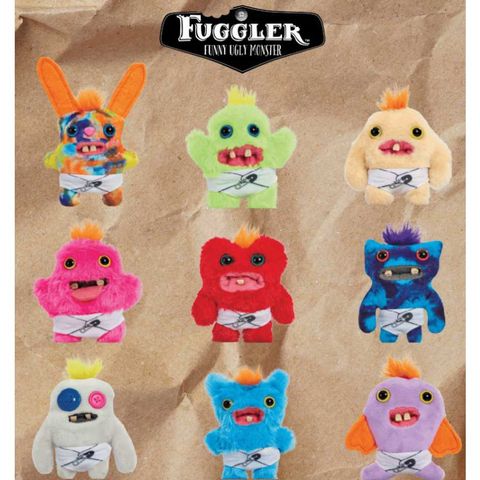 Fuggler 放克 牙齒怪 放克牙寶 3.5吋寶寶 絨毛玩偶 娃娃 吊飾 吊偶 內褲系列 9款分售