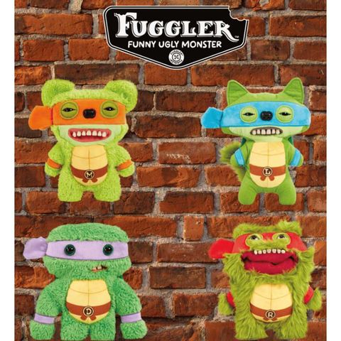 Fuggler 放克 牙齒怪 放克牙寶 9吋 忍者龜系列 絨毛玩偶 娃娃 4款分售