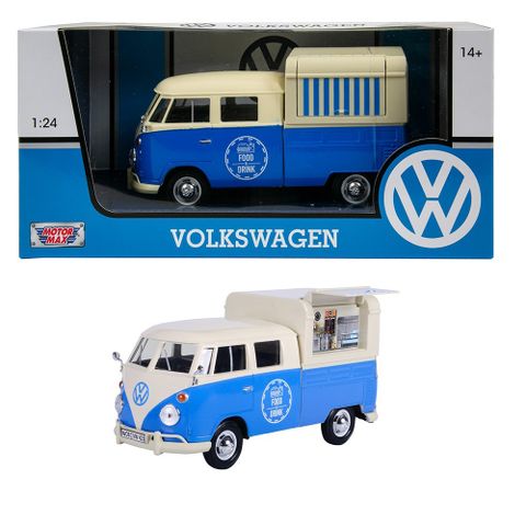 Motormax Volkswagen 1/24 福斯 合金車 食物貨卡車