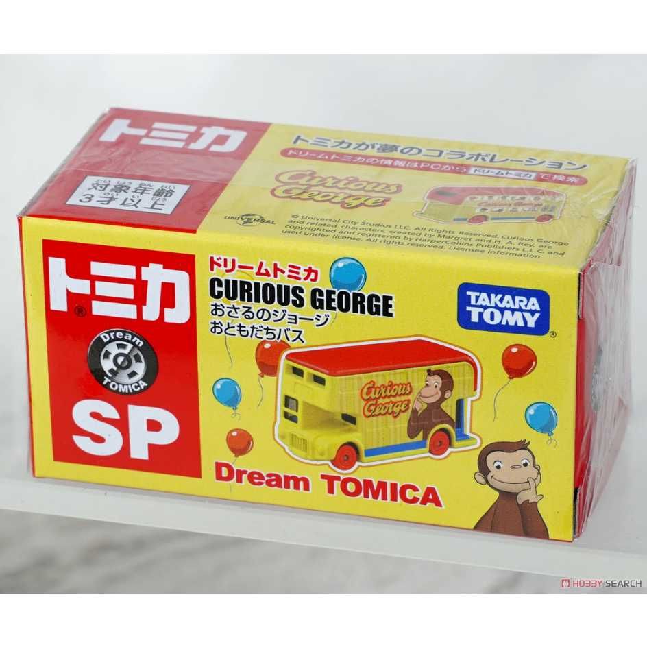 TAKARA TOMY 多美小汽車 DREAM TOMICA DT SP 好奇猴喬治 巴士