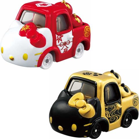 TAKARA TOMY 多美小汽車 DREAM TOMICA 凱蒂貓 HELLO KITTY 和服系列 紅 / 黑