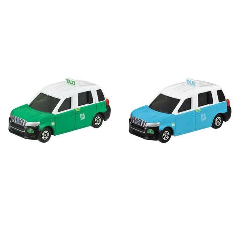 TAKARA TOMY 多美小汽車 TOMICA 亞洲限定 香港計程車 香港的士 綠色 / 藍色 兩款分售