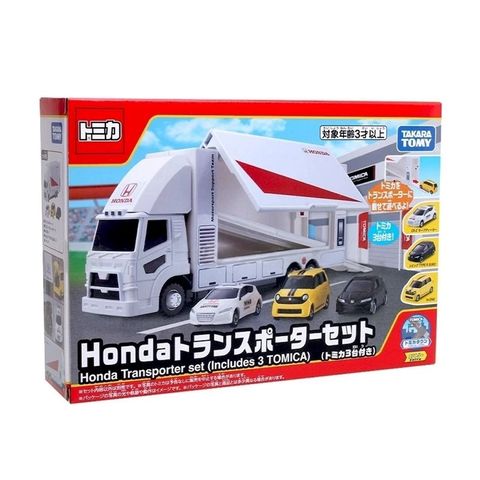 TAKARA TOMY 多美小汽車 本田 HONDA 貨車 TOMICA 運輸車組 (附三台小車)