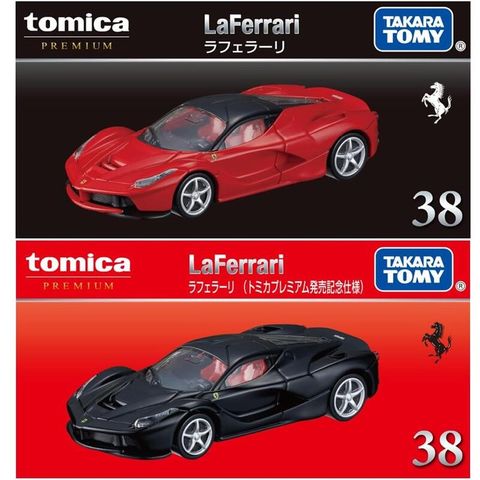 TAKARA TOMY 多美小汽車 PRM系列 PREMIUM #38 La法拉利 LaFerrari 一般+初回