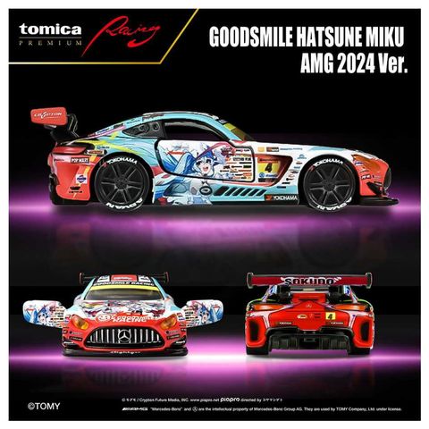 TAKARA TOMY 多美小汽車 無極限 Tomica Premium Racing Good Smile 初音未來 AMG 2024版