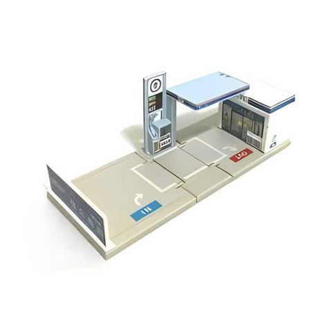 TAKARA TOMY 多美小汽車 TOMICA 新城鎮 台灣 中油 加油站