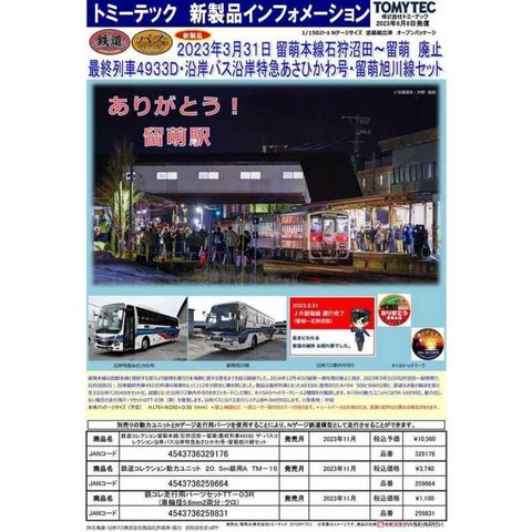 TAKARA TOMY 代理版 TOMYTEC TM-16 Railway Coll 20.5 m 電車動力組