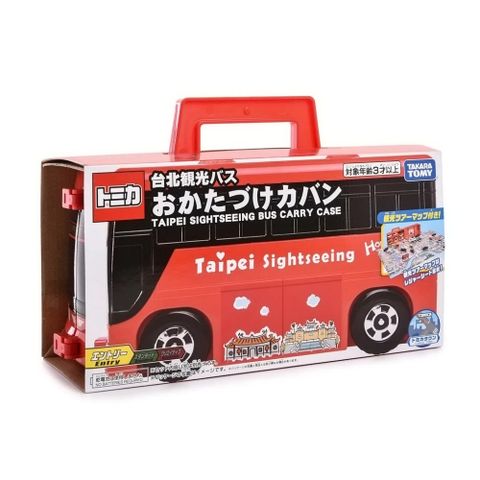 日本 TOMICA 特注 台北觀光巴士提盒 TM17471 夢幻多美小汽車