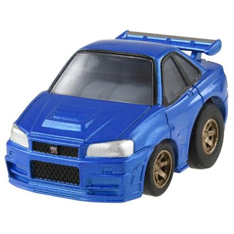 TOMICA 日本 阿Q車 ChoroQ 玩命關頭 日產 GT-R (R34) CQ90689