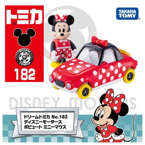 TOMICA 迪士尼 No.182 米妮小汽車(附人偶) DS93347