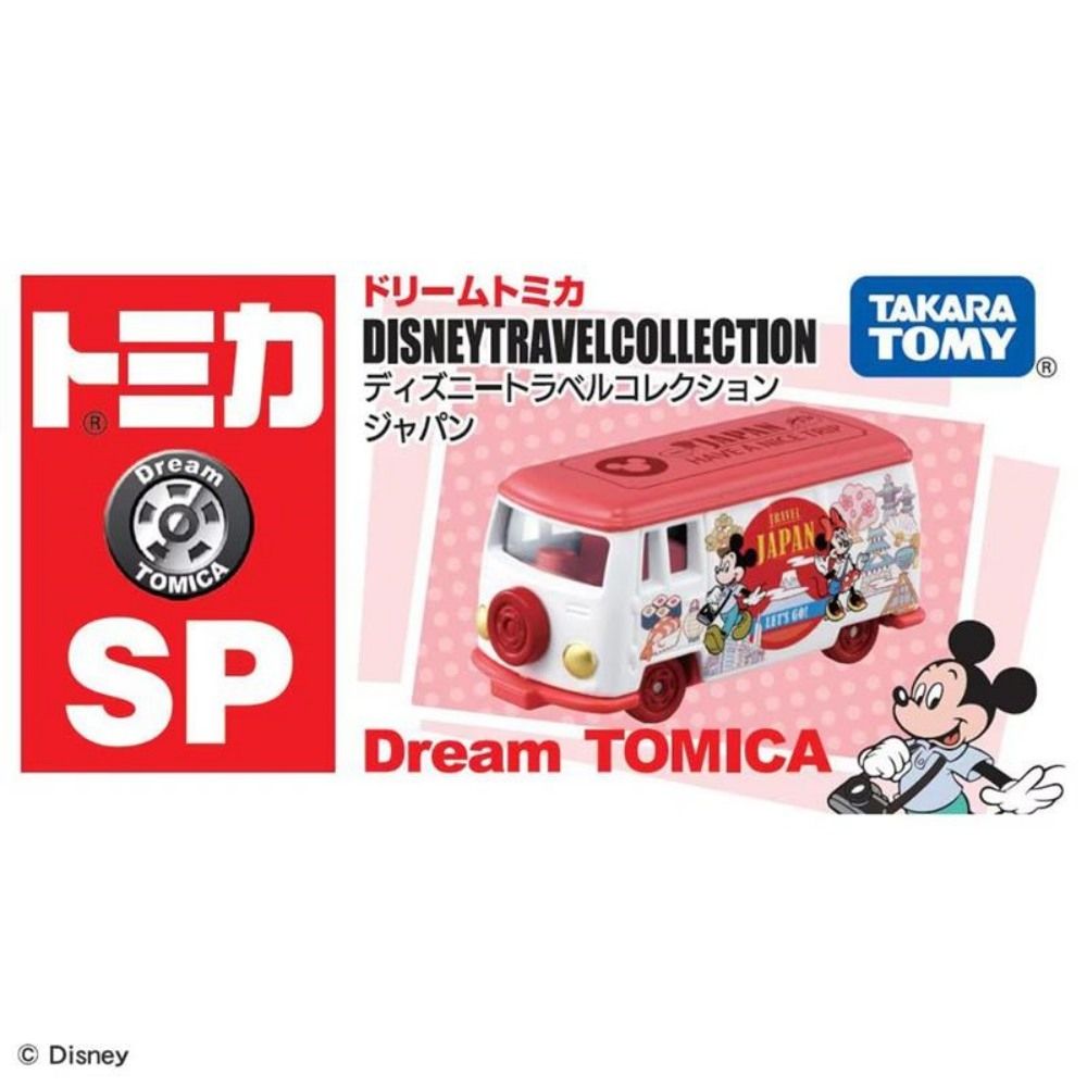 TAKARA TOMY Dream TOMICA 迪士尼旅行巴士--日本 DS94424 TAKARA TOMY