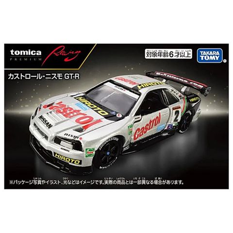 TOMICA PRM-賽車 日產GTR R34 Castrol Hiroto TM22322 多美小汽車