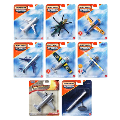 火柴盒小汽車-飛行工具組 原箱8入 (B箱號)