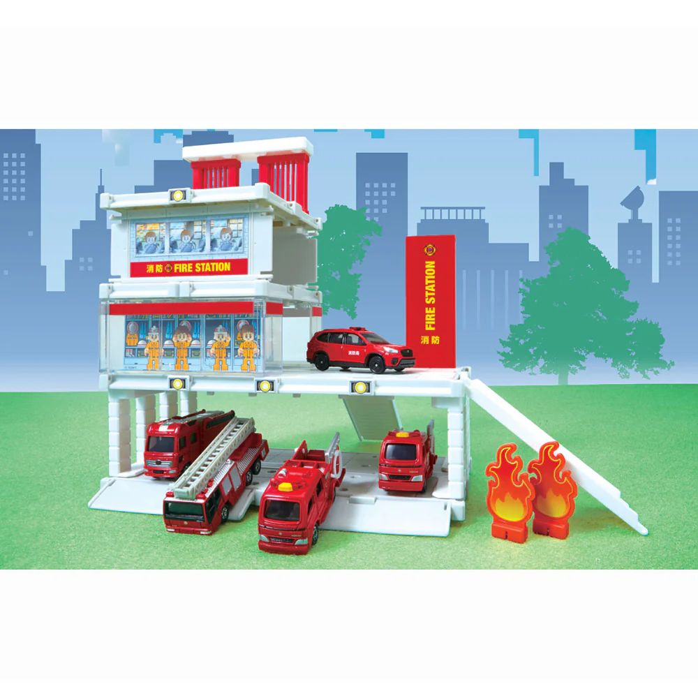 funbox 麗嬰國際 TOMICA 新城鎮 消防局