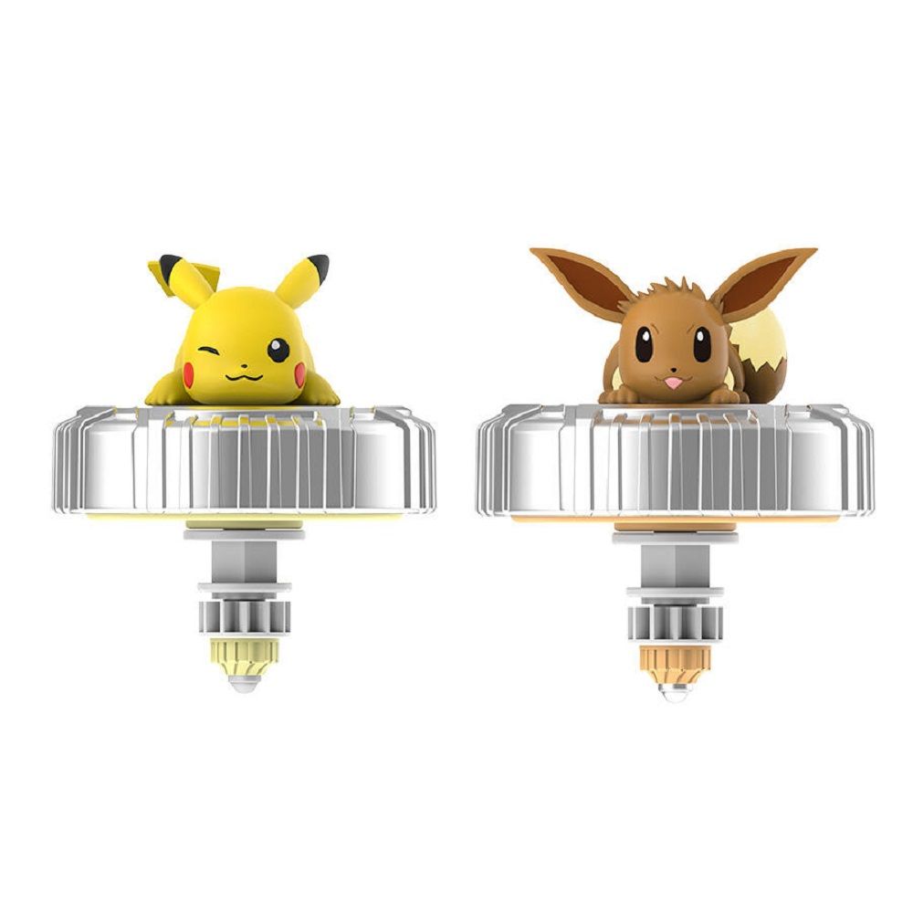 Pokémon 寶可夢  精靈 魔幻陀螺 對戰組 皮卡丘VS伊布 / 陀螺 / 發射器 / 對戰盤