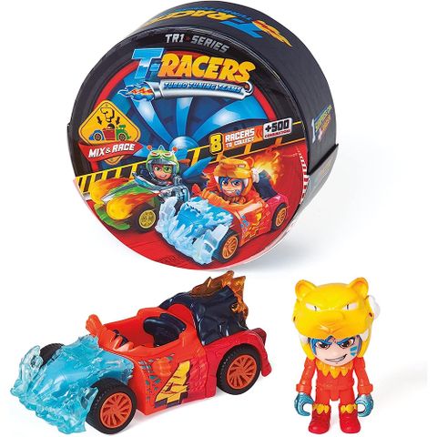 《 T-RACERS 》迷你飛車隊 單車組 W1(隨機出貨)