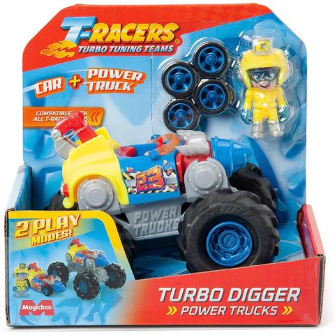 《 T-RACERS 》迷你飛車隊 動力卡車-噴射鑽頭