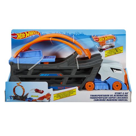 Hot Wheels 風火輪 完美落地軌道組(1:64小車 可拼接同系列軌道)