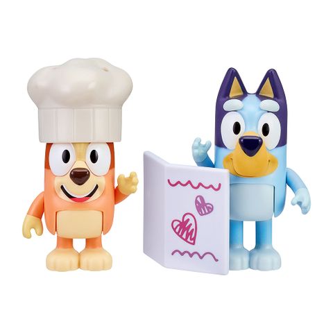 BLUEY 妙妙犬布麗 二入人偶組 美味餐廳