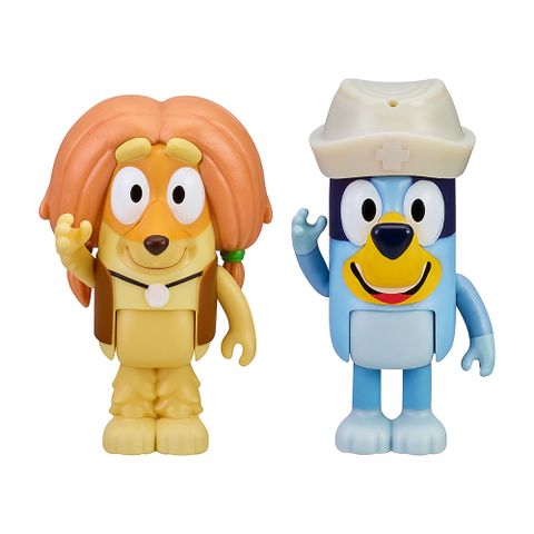 BLUEY 妙妙犬布麗 二入人偶組 醫生遊戲