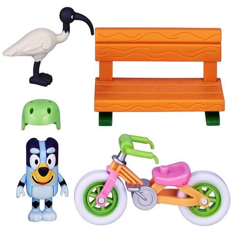 BLUEY 妙妙犬布麗 交通工具組 腳踏車時光