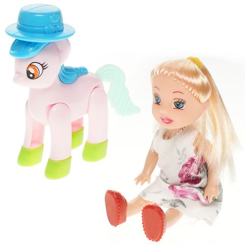 公主娃娃彩虹小馬娃娃洋娃娃蛋隨機2入組 780188/780189【小品館】