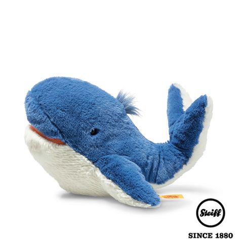 STEIFF 德國精品玩偶 - Tory Blue Whale 藍鯨 (動物王國_黃標)